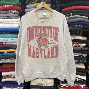 Vintage University of Maryland Sweatshirt Retro 90s Maryland Terrapins Shirt tee